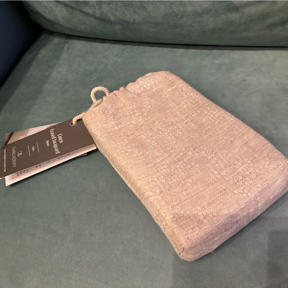 The Threadery Linen Jacquard Sham